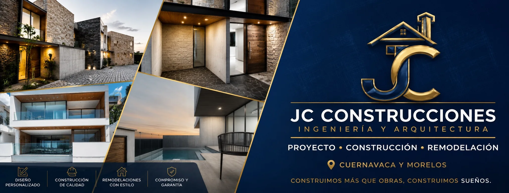 Portafolio de arquitectura y remodelación JC Construcciones